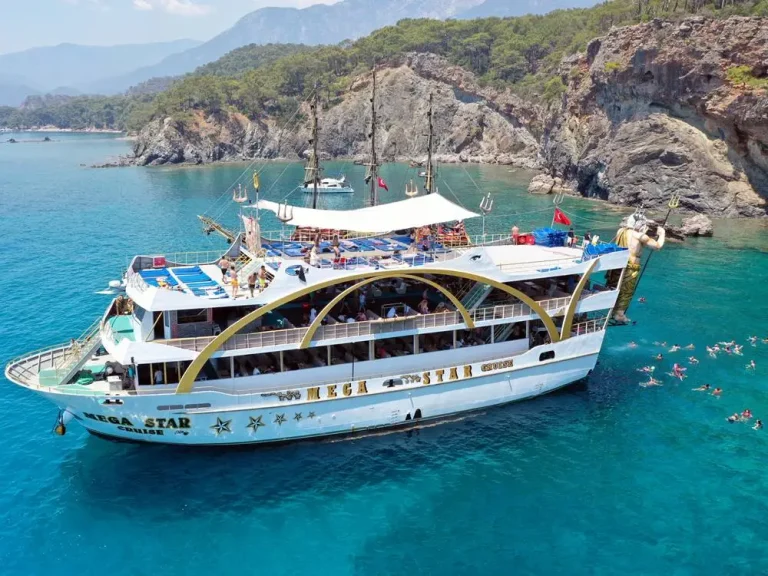 Antalya Mega Star Boat Trip | Luxury Cruise with Foam Party