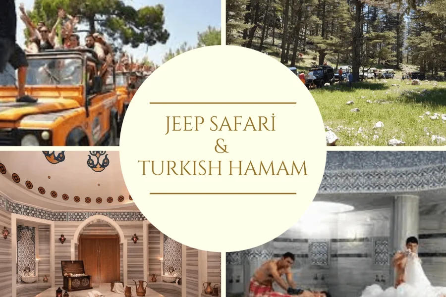 Taurus Mountains Jeep Safari & VIP Turkish Bath Experience